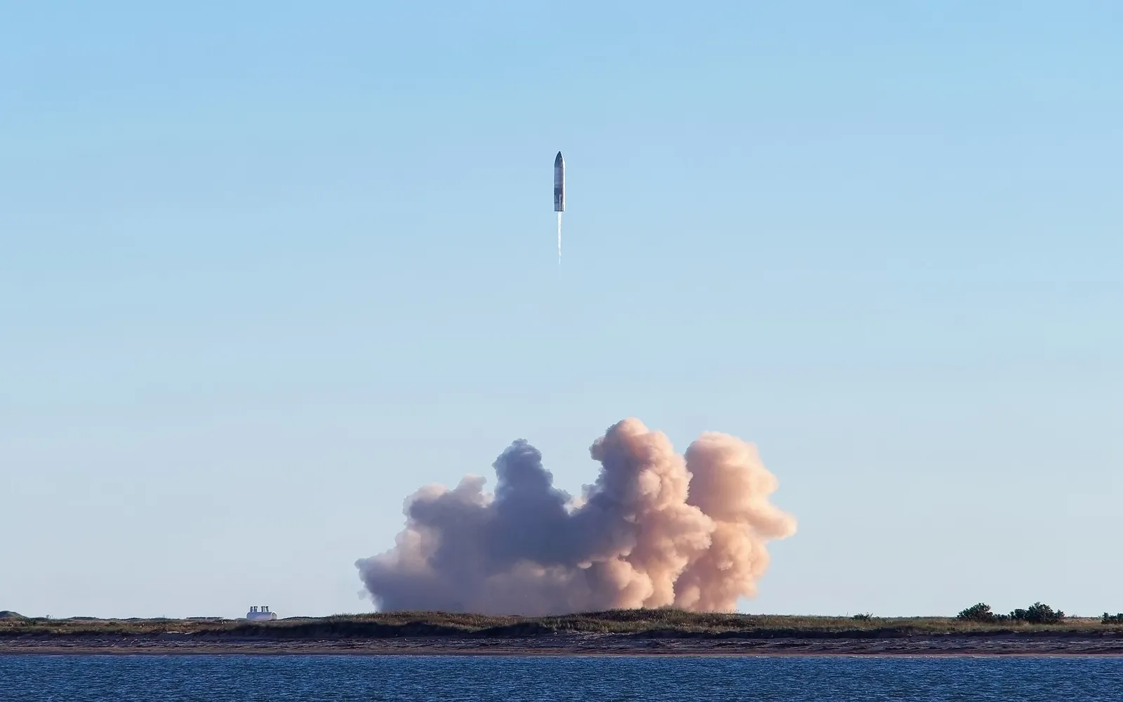 Start eines SpaceX-Starship-Prototyps (Archivbild)