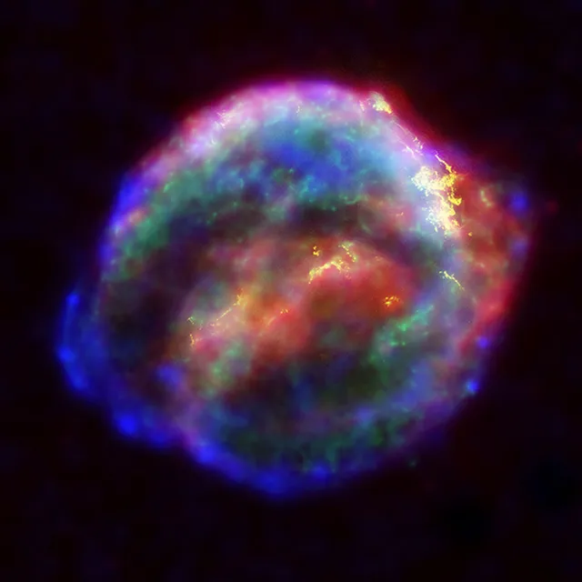 Der Überrest von Keplers Supernova (Aufnahme von NASA/ESA)