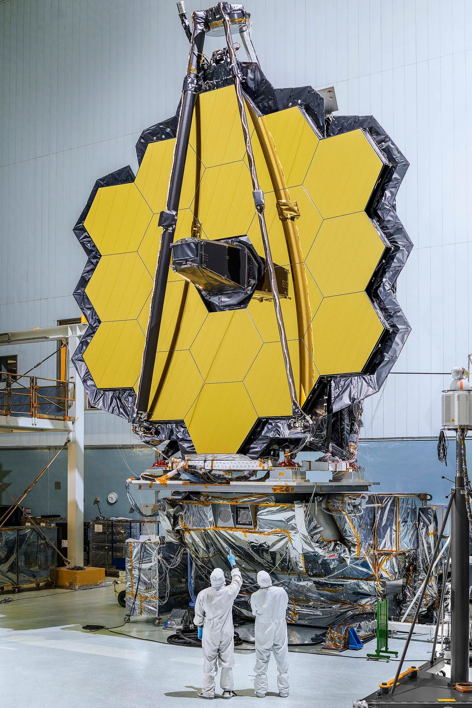Die Spiegel des James-Webb-Weltraumteleskops