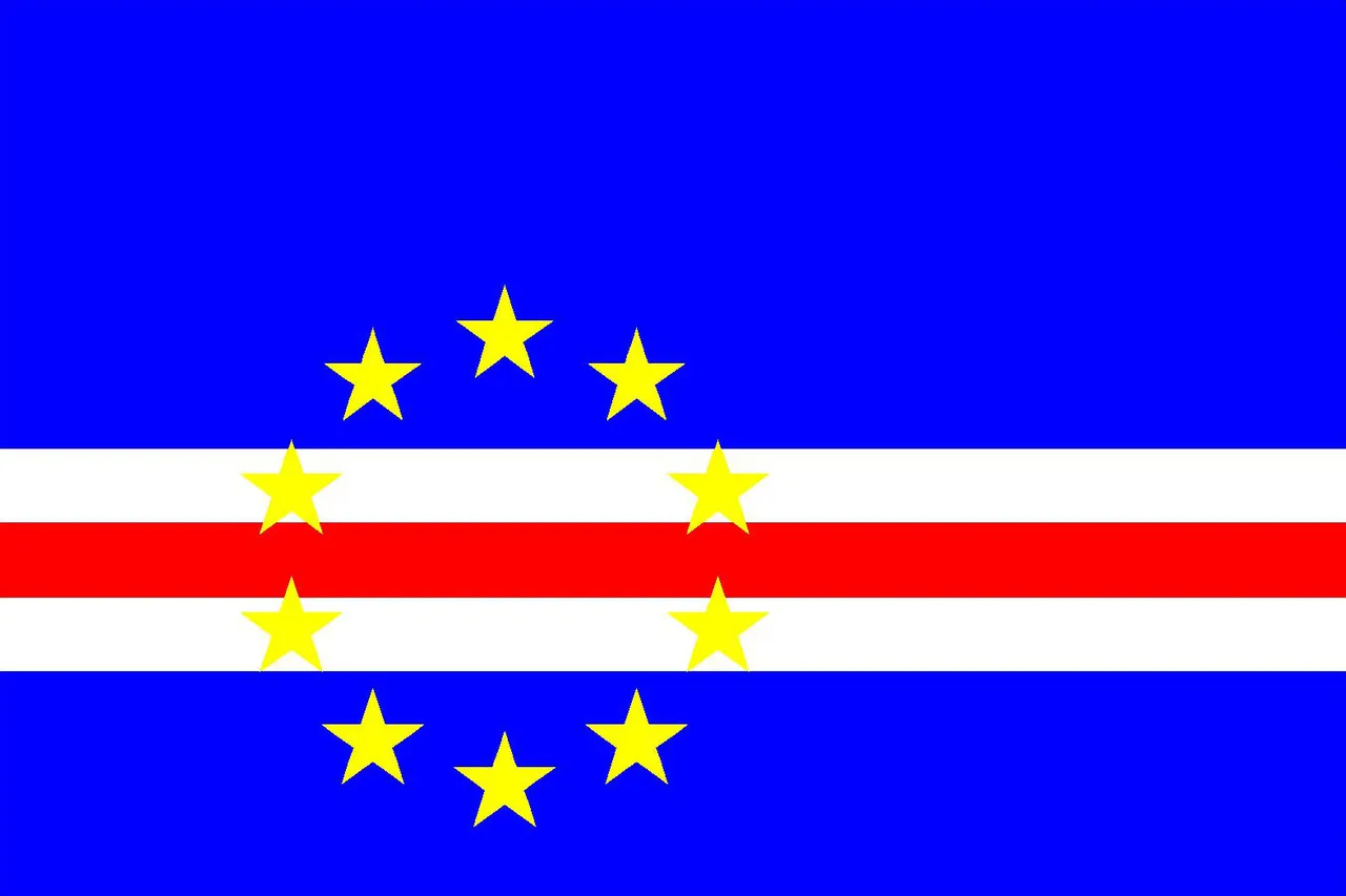 Die Flagge von Kap Verde