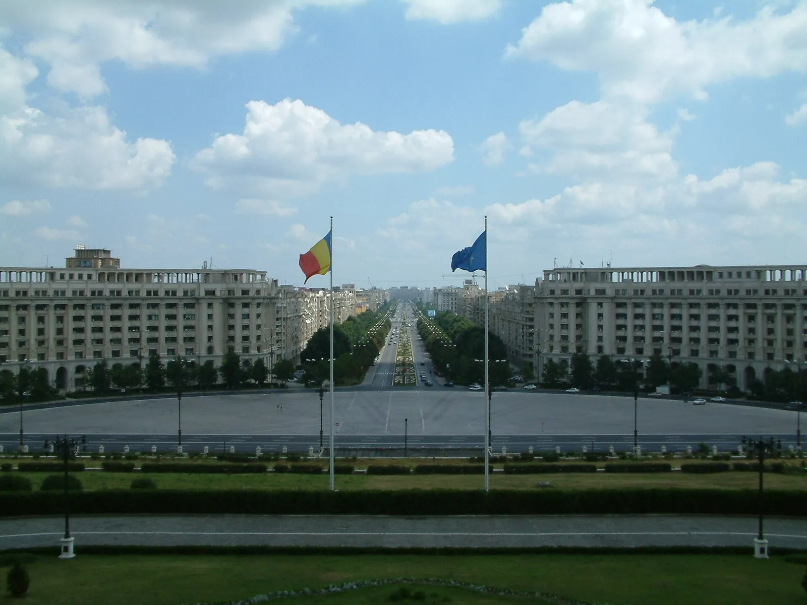 Der Parlamentspalast in Bukarest
