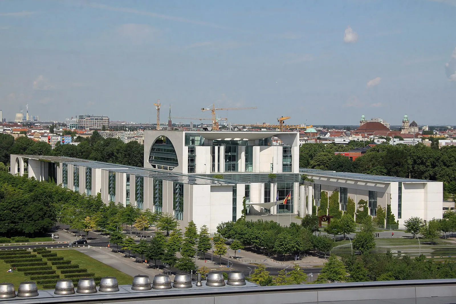 Das Bundeskanzleramt in Berlin