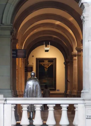 Innenraum einer Kunstgalerie