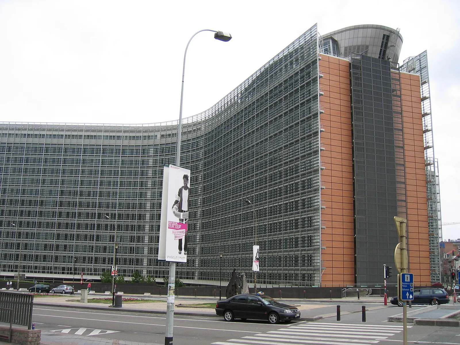 Das Berlaymont-Gebäude der EU-Kommission in Brüssel